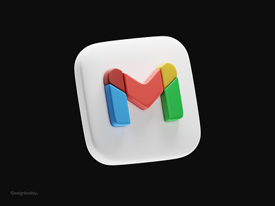 Clayio Set Of 3d Icons For Your Iphone 1 Google Gmail By Maciej Nowak On Dribbble