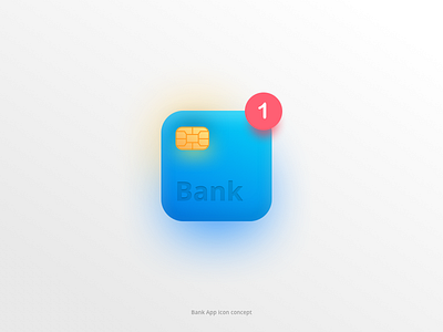 Bank App - Icon Concept android animation app bank card design icon ios iphone money ui ux