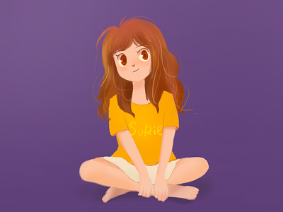 Girl illustration girl