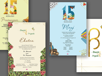 Invitation creative design invitation invite kankotri lagna kankotri wedding