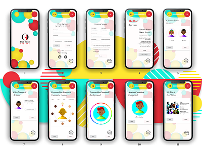 The Fool Theatre - Mobile APP - Prototype 1 app branding design graphic design logo prototype typography ui ux vector