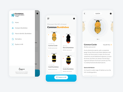 Mobile App for Bumblebee Exploration