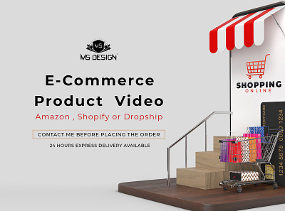 Professional amazon and ecommerce product video 3d animation app branding design ecommarce ecommarce video graphic design icon illustration logo motion graphics online shop video product video ui video editing