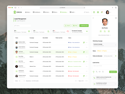 Leads Management - Booking Software #Exploration