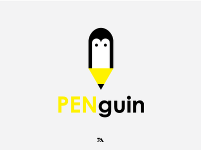 Penguin Logo concept logo penguin smart