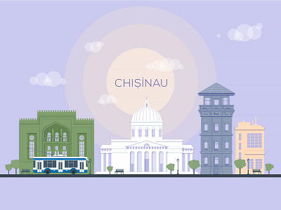 Chisinau, My City art branding chisinau color creative design flat illustration inspiration vector