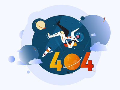 404 art character colorful creative design illustration inspiration line people universe vector