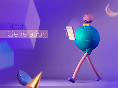Next Generation 3d 3d art art character character animation character design cinema 4d cinema4d color colorful creative design illustration inspiration people