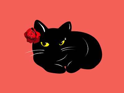 Mei cat illustration