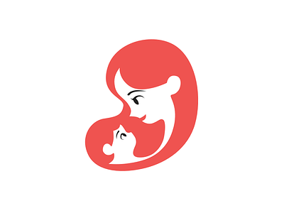 Logo-baby pod baby logo mummy red