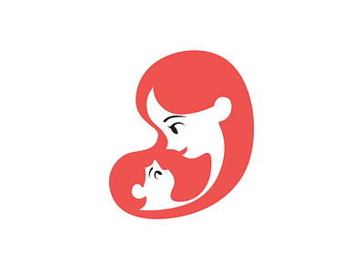 Logo-baby pod baby logo mummy red