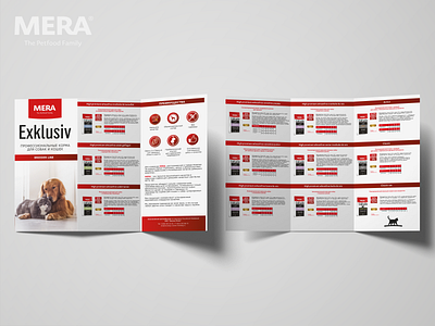 Booklet about the new feeds of the company "Mera"