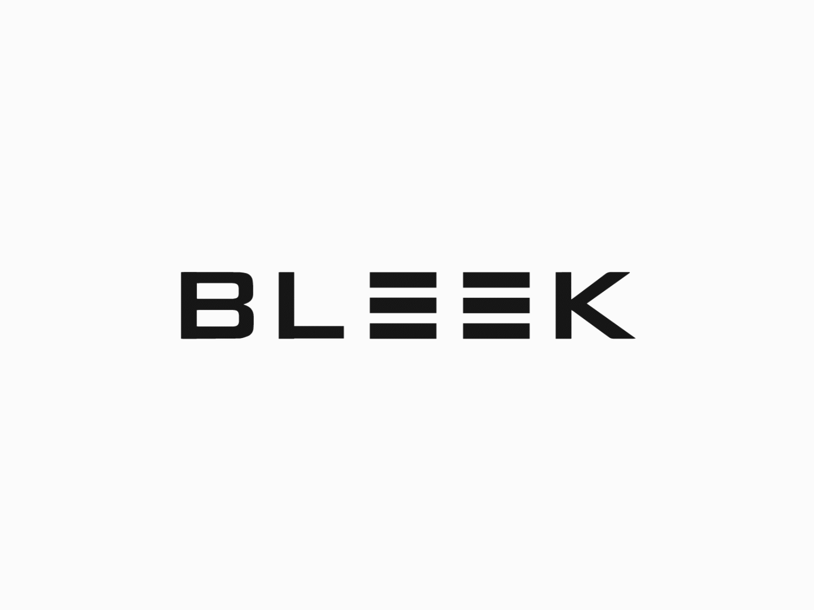 Logo Animation "Bleek"