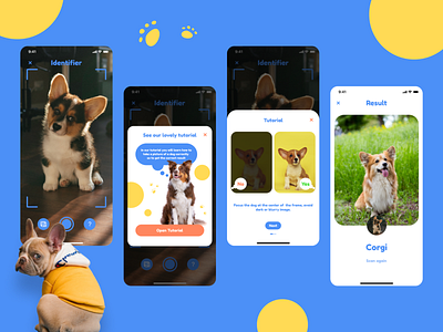 Dog Translator Mobile App app design mobile ui