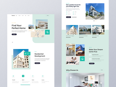 Maswindo Real Estate app branding design ecommerce landing page real estate ui ux web design