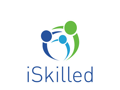 Iskilled Logo branding flat icon logo vector