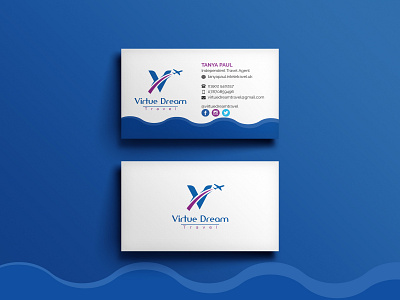 Virtue Dream Business Card business card business card design businesscard businesscarddesign businesscards design