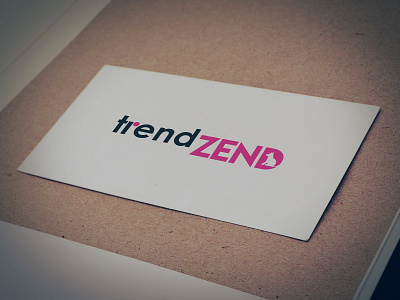 TrendZend Logo branding design flat logo vector