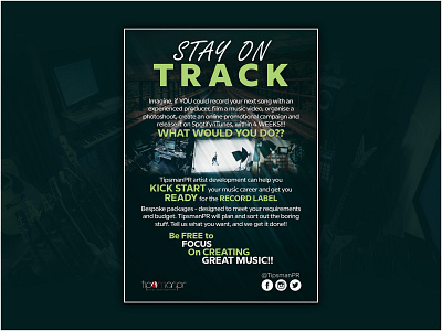 Stay on Track Flyer