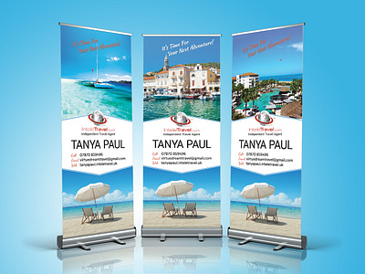 Simple Roll Up Banner banner branding flyer graphicdesign lettering logo rollup