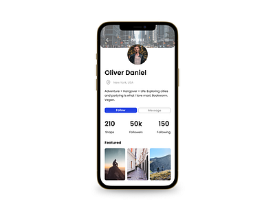 Daily UI - User Profile