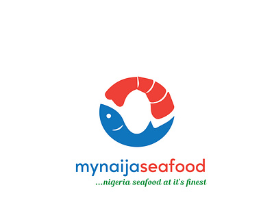 A logo for naija sea food design fish illustration logo