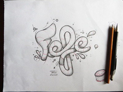 Fefé - Sweet Thing... brand calligraphy design hand drawing hand made identity lettering logo logodesign sketch sweet type