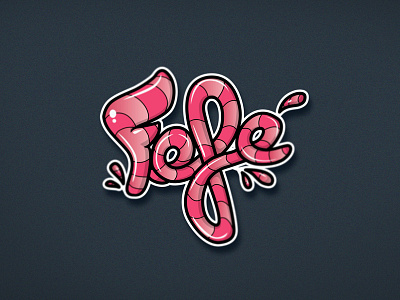 Fefé - Sweet Thing... brand calligraphy design hand drawing hand made identity lettering logo logodesign sweet type