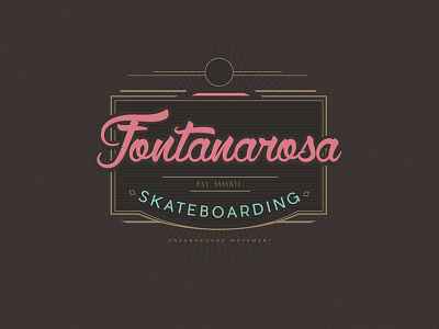 Fontanarosa - Skateboard character drawing fly howl identity illustration illustrator logo skateboard underground vector wacom