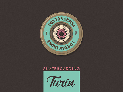 Fontanarosa - Skateboard bird drawing howl identity illustration logo skate skateboard turin vector wacom wheel