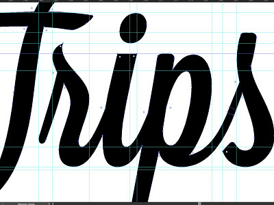 NeapolitanTrips - Vector Logotype costruction development illustrator lettering logo logotype study typography vector
