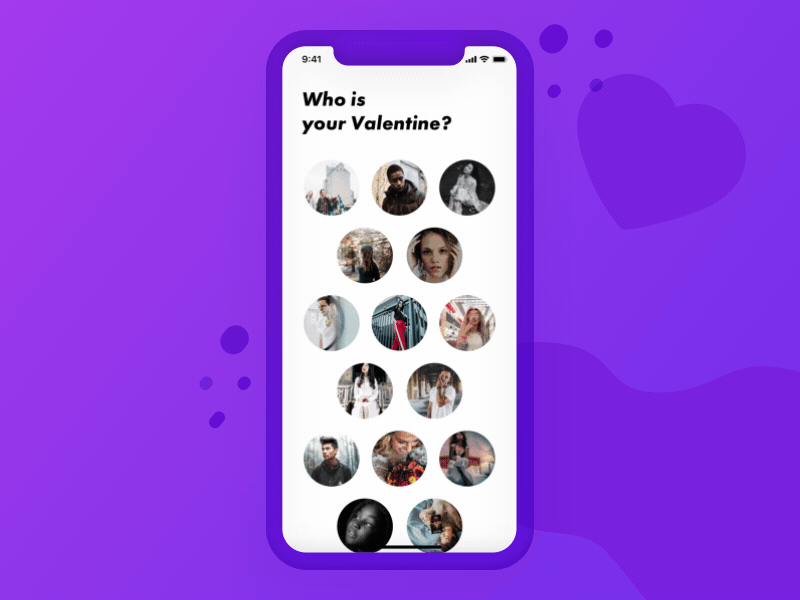 Emoji valentines 💜 animation app appdesign emoji hate heart ios love ui ux valentine valentinesday