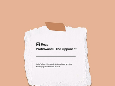READ PRATIWANDI : THE OPPONENT