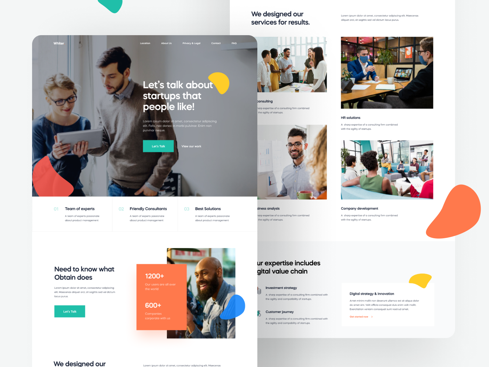 Digital Agency Landing Page by Farhan Rizvi on Dribbble