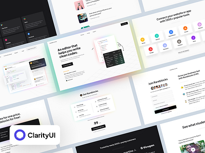 ClarityUI - SaaS Website UI Kit