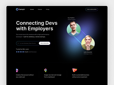 Job Finder - SaaS Landing Page