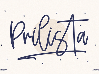 Prilista - Beautiful Handwritten Font