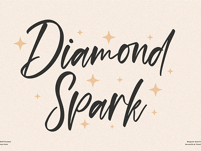 Diamond Spark - Beautiful Handwritten Font