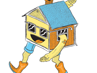 Cool House house house illustration illustration