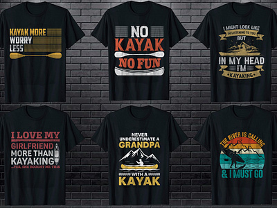 KAYAKING T Shirt Design VOL.01 animation branding bulk custom tshirt design graphic design hoodies illustration kayak kayaking tshirt logo redbabbul shirt svg tee tshirt typography ui vector vintage