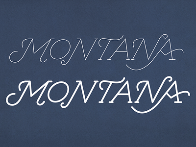 Montana Lettering