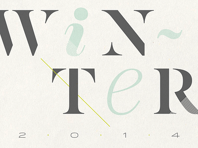 Winter 2014 dala floda editorial harriet idlewild type typography winter