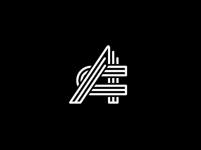 AC Monogram ac logo monogram retro stroke type typography