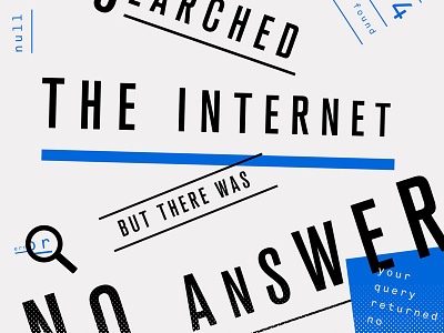 100 Days Project, Day 2 100 day project akkurat akzidenz grotesk blue constructivism editorial experimental internet search type typography