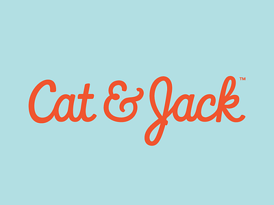 Cat & Jack for Target branding colors cursive identity lettering logo script target typography
