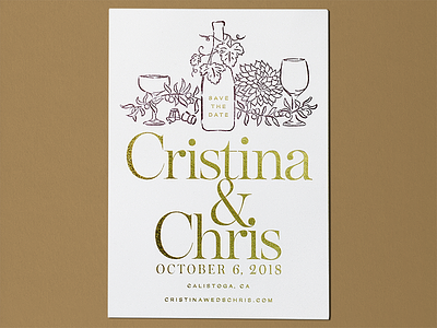 Save the Date design gold foil illustration invitation invite layout lettering save the date type typography wedding wedding invitation