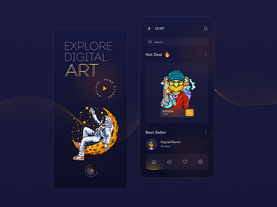 NFT Marketplace App Design