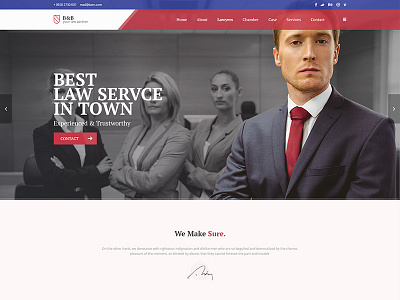 Law & Attorney Template