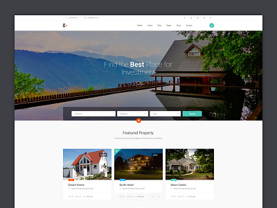 Real estate web design