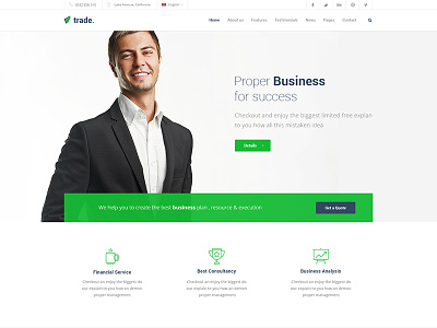 Finance Web Design :) branding business design experience finance flat homepage interface ui user ux